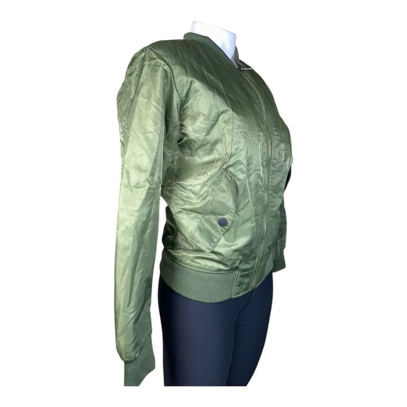 Asstseries Militare Women’s  Bomber Jacket Windbreaker Blue Lightweight Size S - Picture 3 of 15